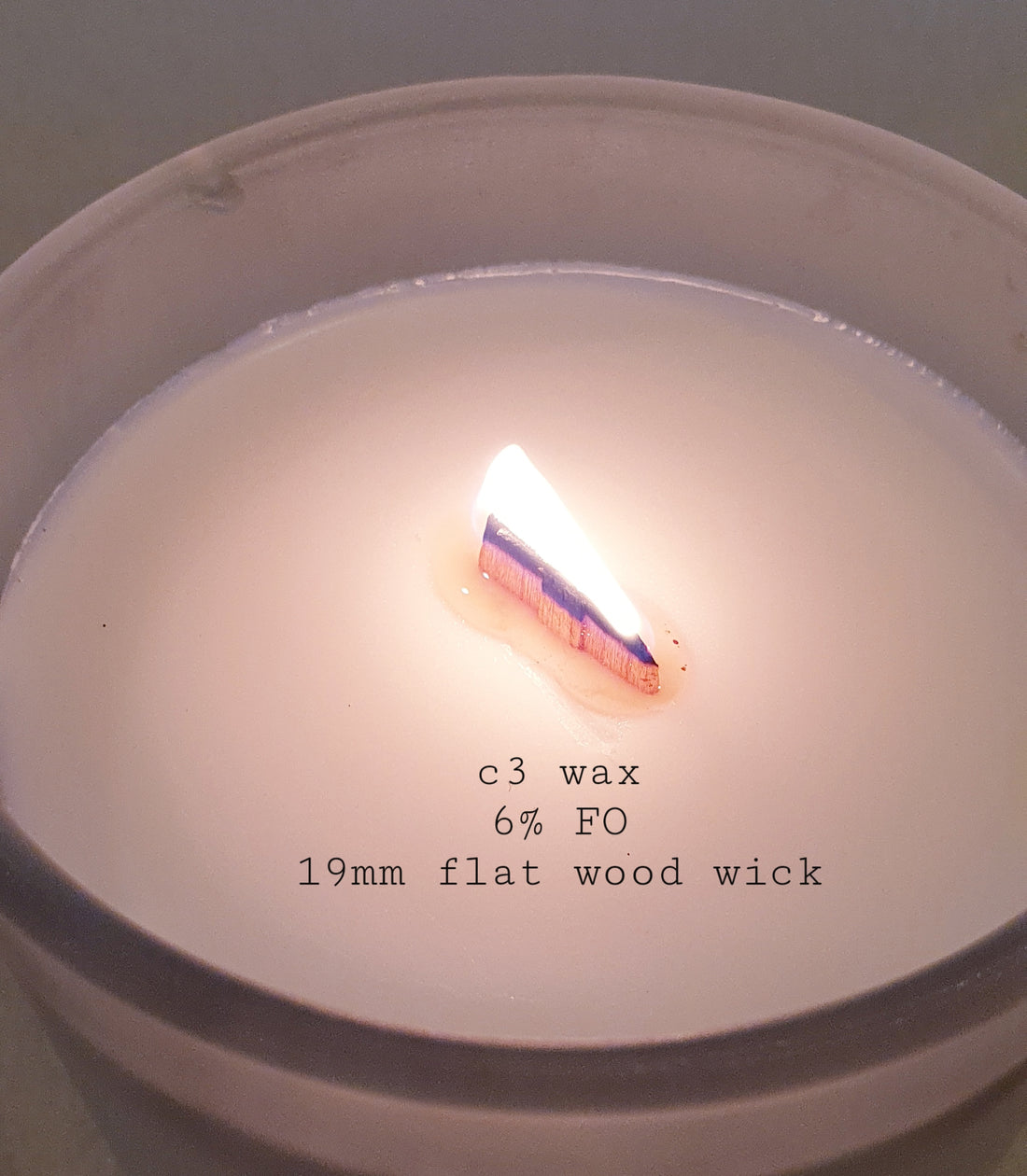 C3 wax testing flat wood wicks